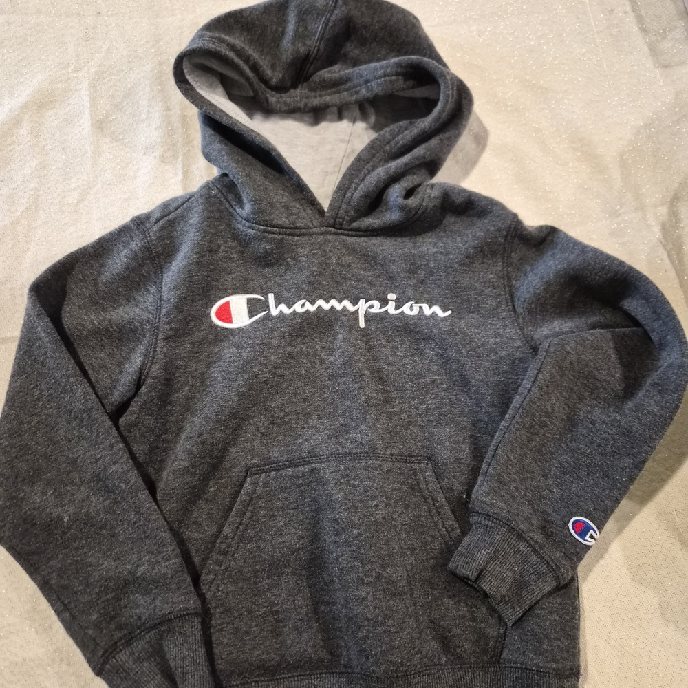 Champion Gray Kids Hoodie